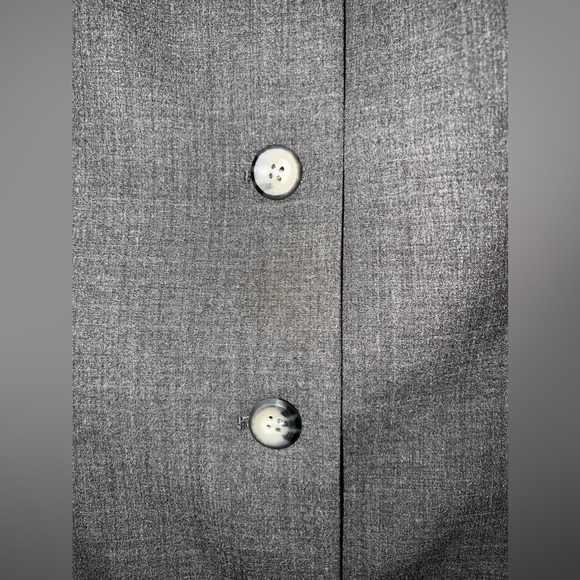 Calvin Klein Collection Grey Wool Evening Jacket, Size 2, Made in Italy - Picture 2 of 4